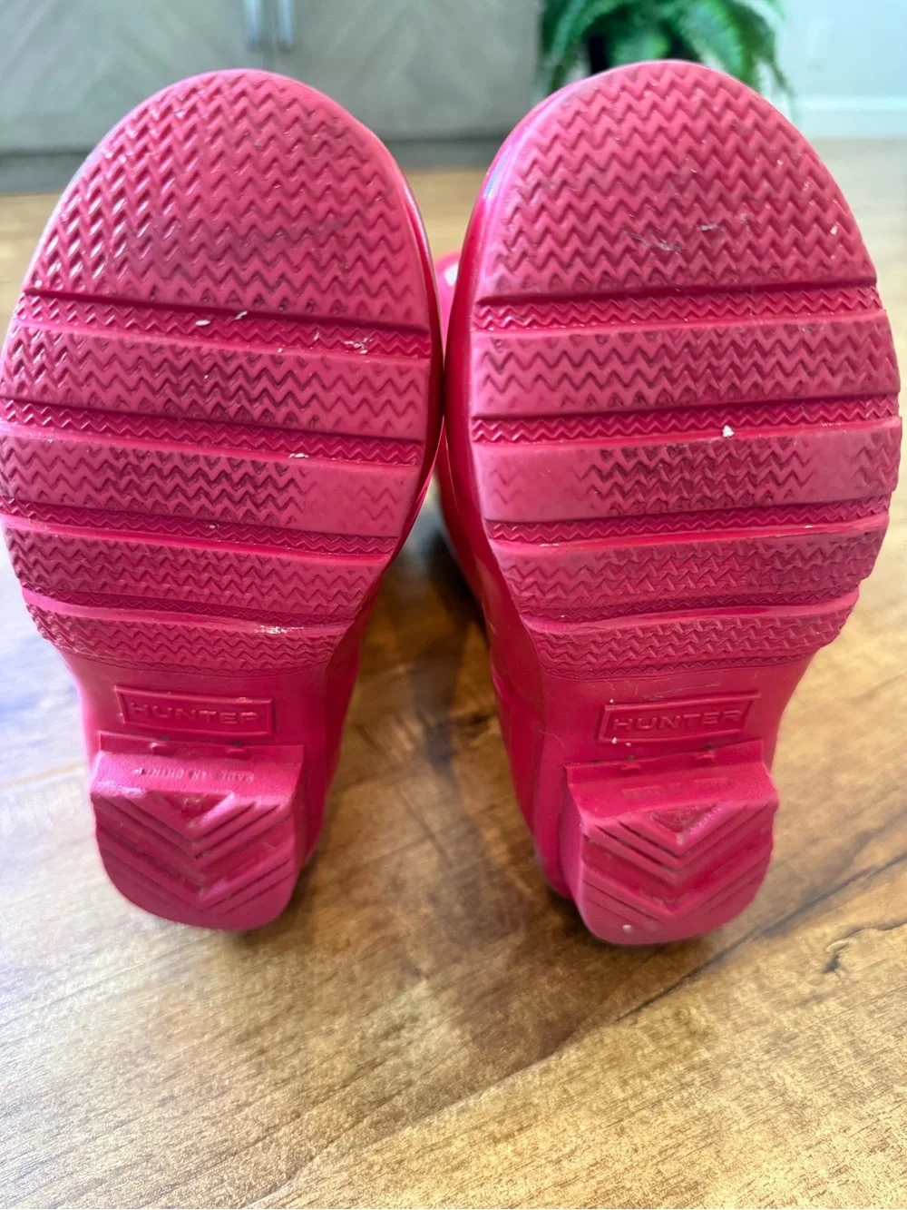 Hunter Big Kids Original Rain Boots - Bright Pink